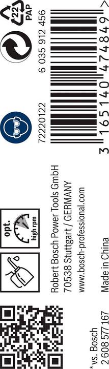 Produktbild Bosch Professional Zubehör PRO Metal HSS-G Spiralbohrer, 2,7 x 33 x 61 mm (2.7 mm)