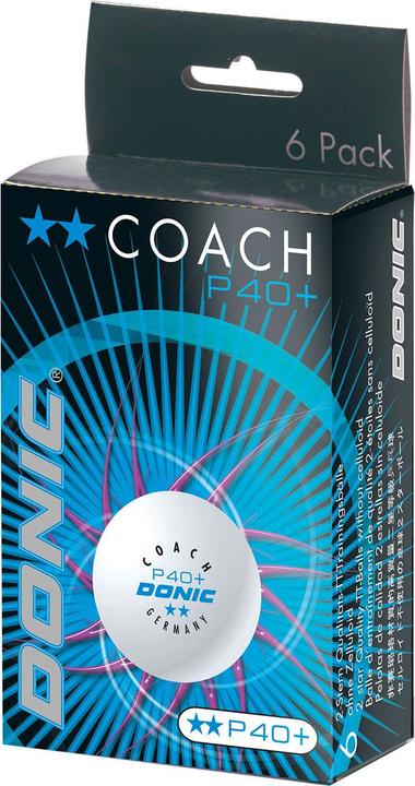 Image du produit Donic Coach P-40+ (6 pcs)
