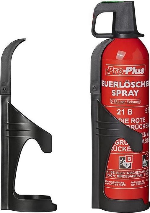 Produktbild ProPlus Wandhalter schwarz für Feuerlöscher 750ml