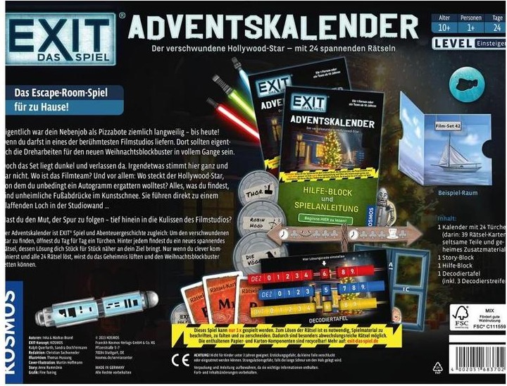 Actual product image Kosmos Exit- The game