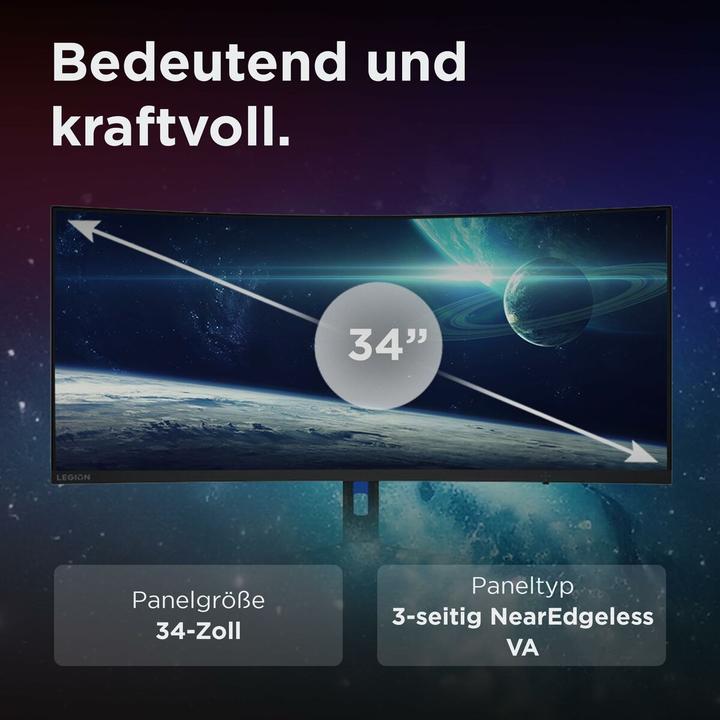 Immagine prodotto Lenovo Legion R34w-30 (3440 x 1440 pixel, 34")