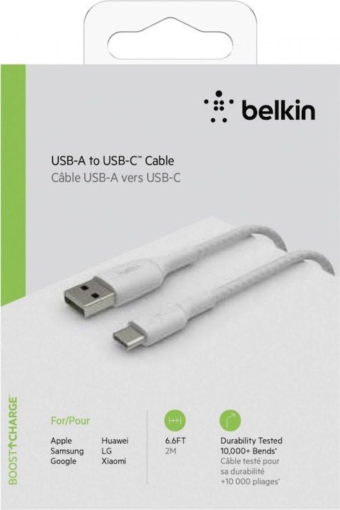Actual product image Belkin USB A – USB C (2 m, USB 2.0)