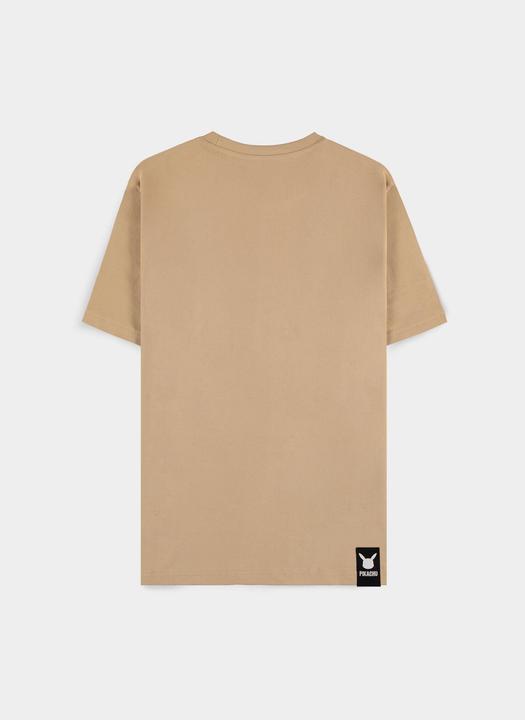 Immagine prodotto Difuzed Pokémon - Maglietta a maniche corte da uomo beige Pikachu Line-art - L (L)