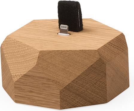 Oakywood iPhone Dock - solid wooden iPhone stand - color Oak -