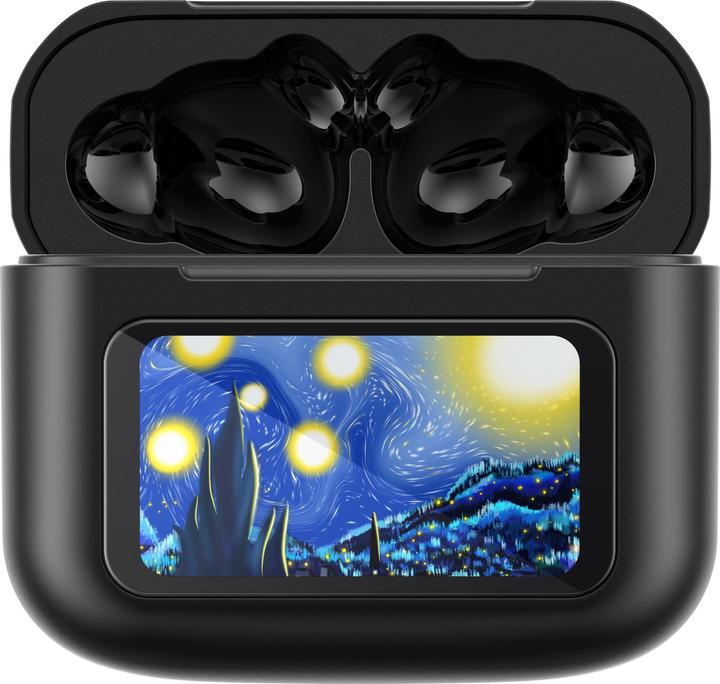 Actual product image Havit - Wireless Earbuds (TW956) - Bluetooth 5.4, with Microphone, TWS, ANC, Type-C, 500mAh - Black (ANC, 7 h, Wireless)