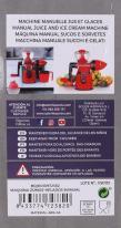 Produktbild Quttin manuelle Eiscreme-Saftmaschine