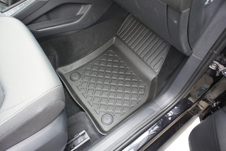 Image du produit Aristar Tapis de sol 3D tous temps pour Seat Ateca / Skoda Karoq de 2016 à aujourd'hui (1 jeu de 3 tapis de sol)