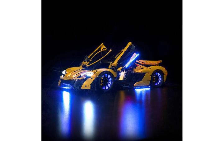 Image du produit BrickBling Kit d'éclairage LED pour LEGO McLaren P1 (42172), télécommande incluse