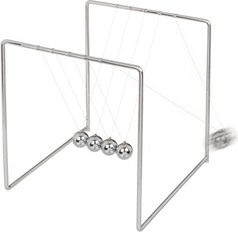 Actual product image Ootb Newton's Cradle Shock Pendulum