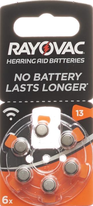 Actual product image Rayovac Acoustic Special 13 (6 pcs., PR48, 290 mAh)