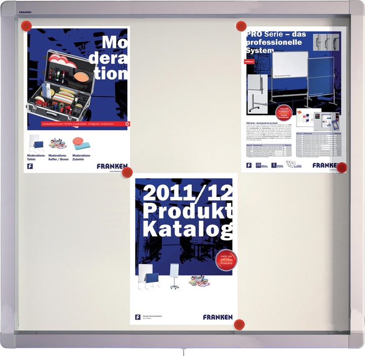 Image du produit Franken Vitrine d'affichage 75x70.4x4.5cm extérieur magnétique/descriptif porte à battants