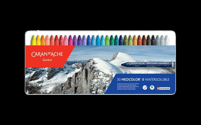 Produktbild Caran d'Ache Neocolor II Aquarelle Metallschachtel (30 x)