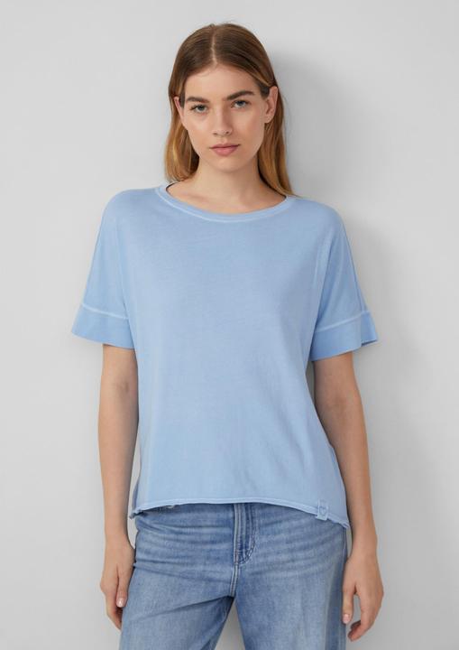 Produktbild S.Oliver T-Shirt Gewaschenes T-Shirt mit Ziernähten im Relaxed Fit (36)