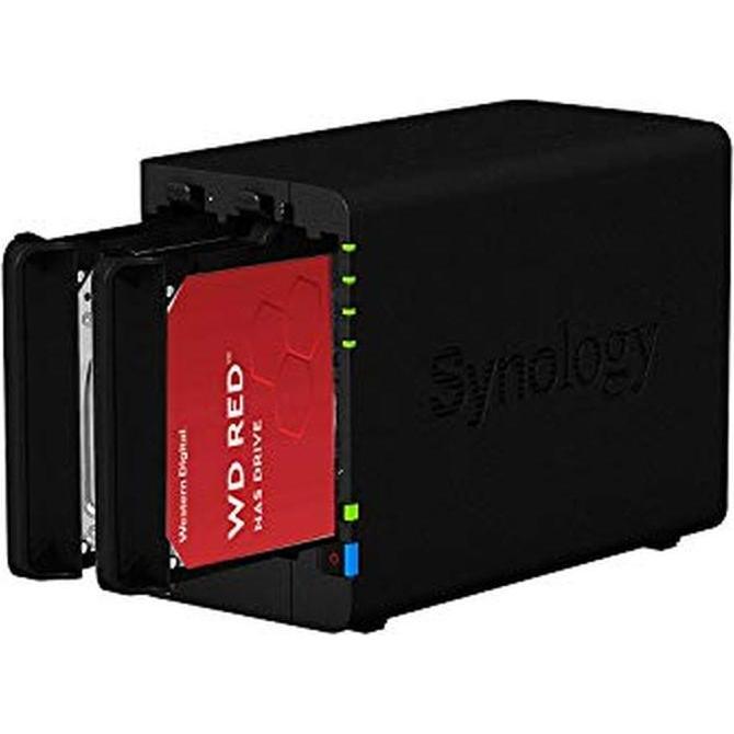 Synology DS224+ 6GO NAS 16TO (2X 8TO) WD RED+, ASSEMBLÉ ET TESTÉ AVEC SE DSM INSTALLÉ, NAS Zubehör