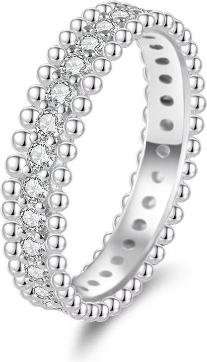 Produktbild Agato Silver Ring With Clear Zircons Agt-R17w (60)