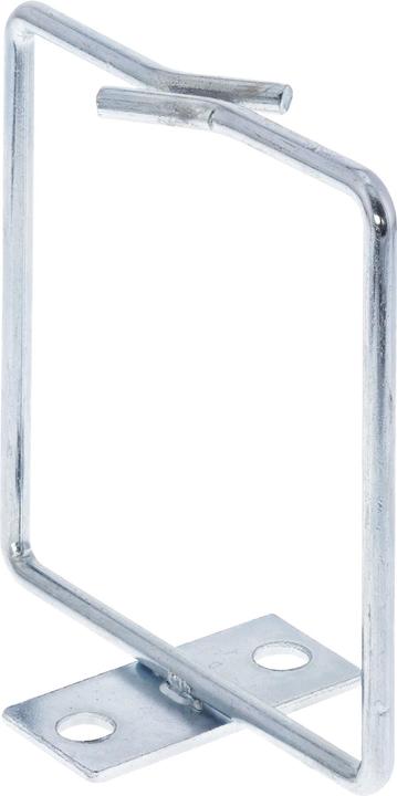Actual product image InLine ® Cable bracket, metal, galvanized, 80x80mm