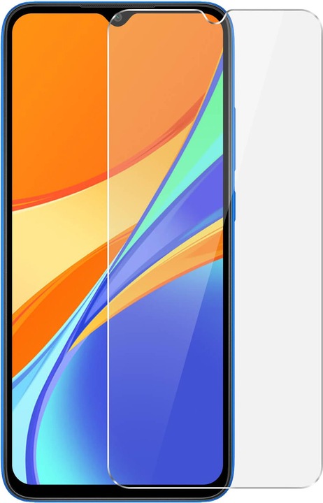 Produktbild Avizar Kristallklare Folie, Glas-Displayschutz (1 Stück, Xiaomi Redmi 9C)
