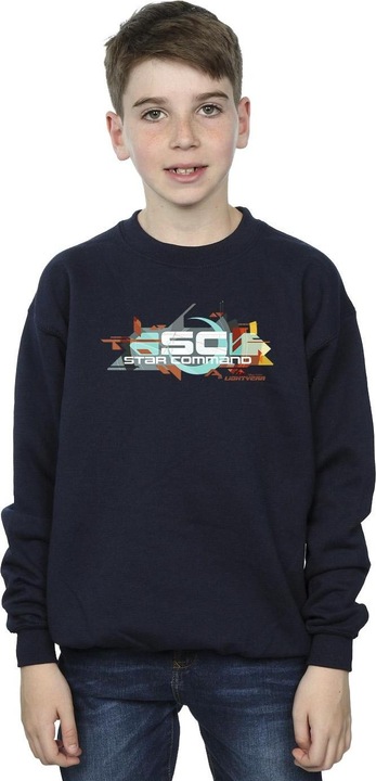 Actual product image Disney Boys Lightyear Star Command Graphic Title Sweatshirt (152, 158)