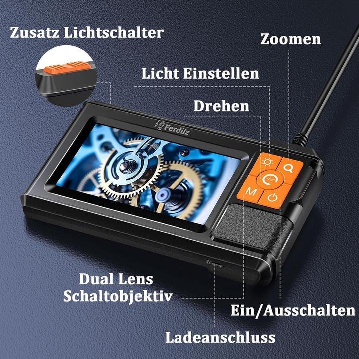 Actual product image Ferdiiz Endoscope camera