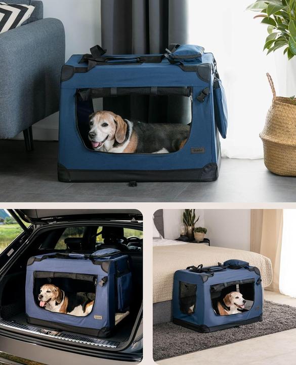 Actual product image Ionto Dog transport box (Cat, Dog, Foldable, Lockable, Breathable, Washable)