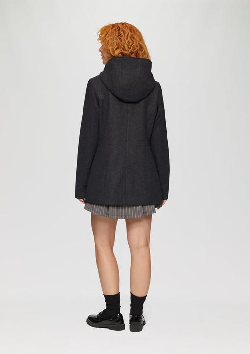 Produktbild S.Oliver Outdoor-Jacke Jacke mit Kapuze in Wolloptik (M)