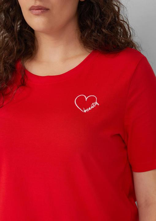 Produktbild S.Oliver T-Shirt Jersey-Shirt aus Baumwolle mit Stickerei (50)
