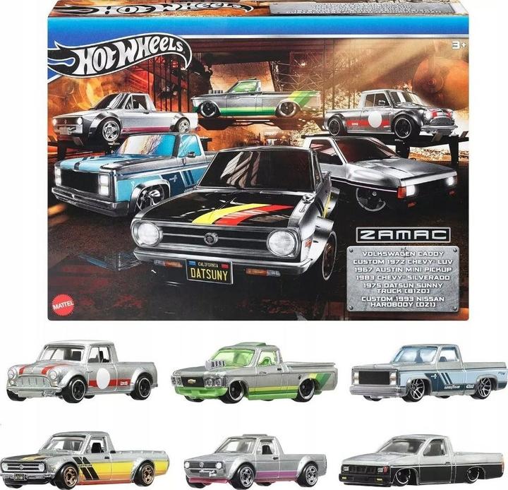 Actual product image Hot Wheels Zamac Themed 6-Pack