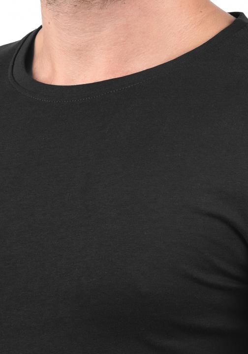 Image du produit Solid Basal T-Shirt Basique À Manches Longues Multipack Pour Homme Avec Encolure Rond 100% Coton (XL)