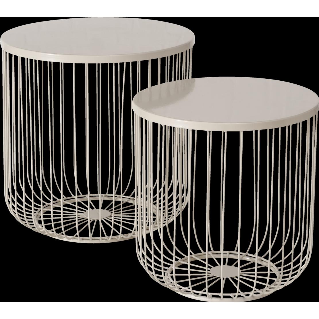 Boltze Home, Couchtisch + Beistelltisch, Cindy (46 x 46 x 45 cm)