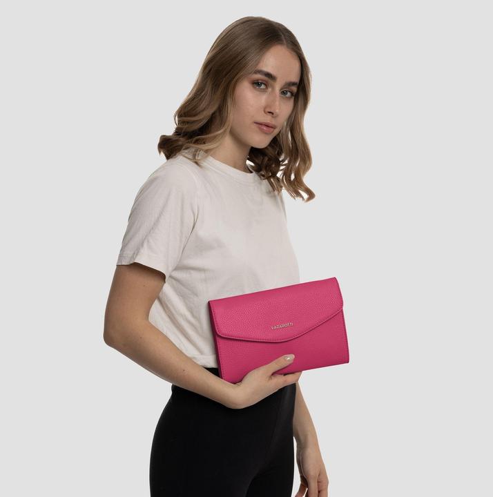 Produktbild Lazarotti Bologna Leather Clutch Tasche Leder 23 cm