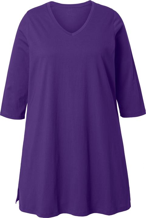 Produktbild Ulla Popken Longshirt, A-Linie, V-Ausschnitt, 3/4-Arm (50, 52)