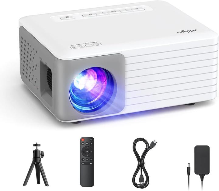 Image du produit Akiyo Mini-Beamer 1080P für Heimkino und Outdoor