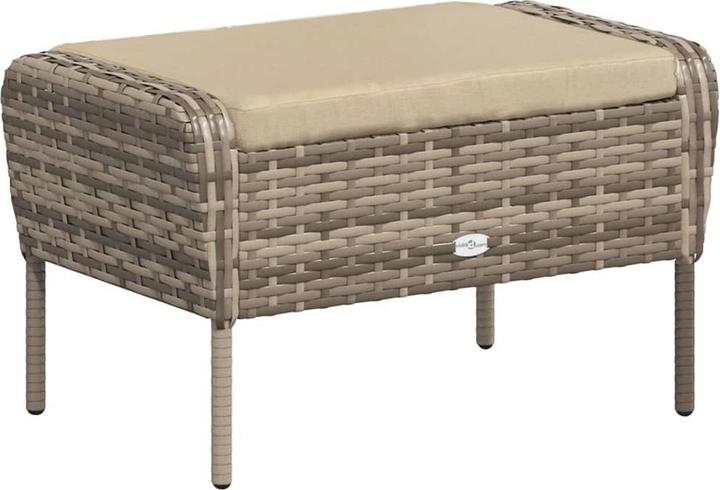 Actual product image vidaXL Gartenstuhl mit Fusshocker