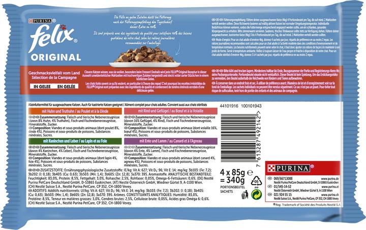 Actual product image Felix Original (Adult, 4 pcs., 340 g)