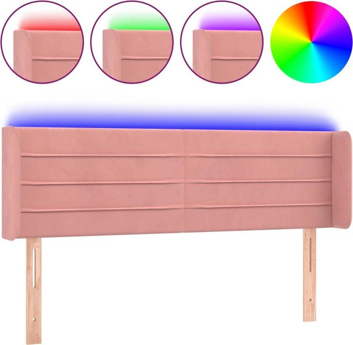 Image du produit vidaXL LED Kopfteil (147 x 16 x 88 cm)