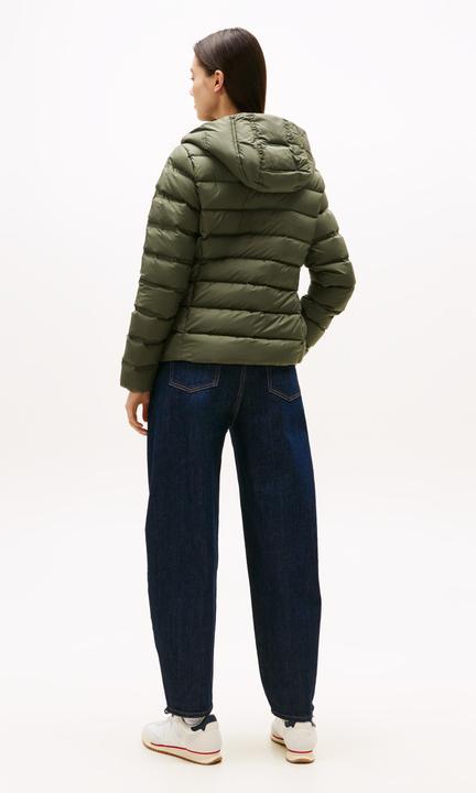 Actual product image Tommy Jeans Slim Hood Print Down Jacket (L)