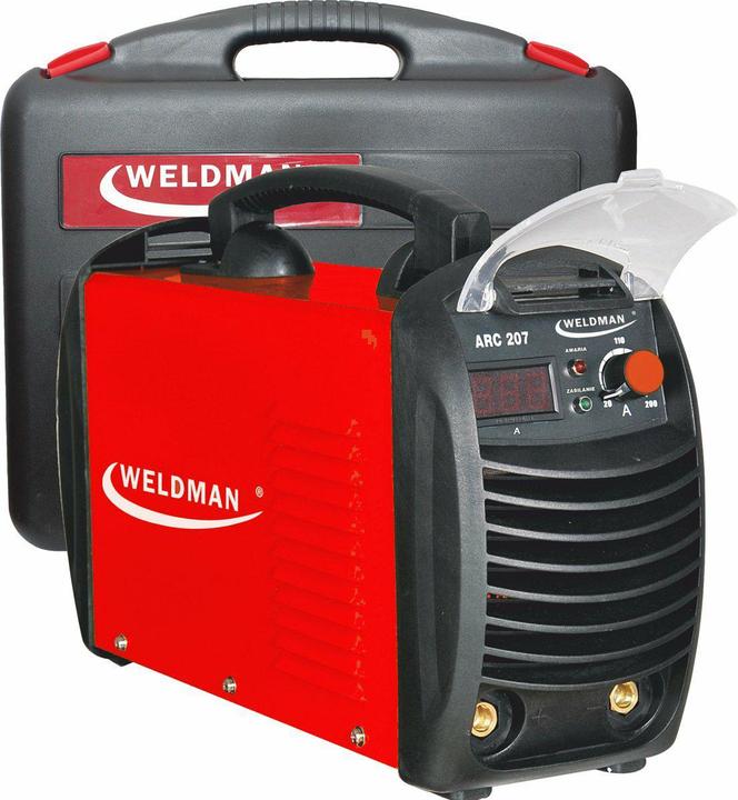 Weldman Spawarka Inwertorowa Arc-207 /Walizka Z Tworzywa (Inverter welder)