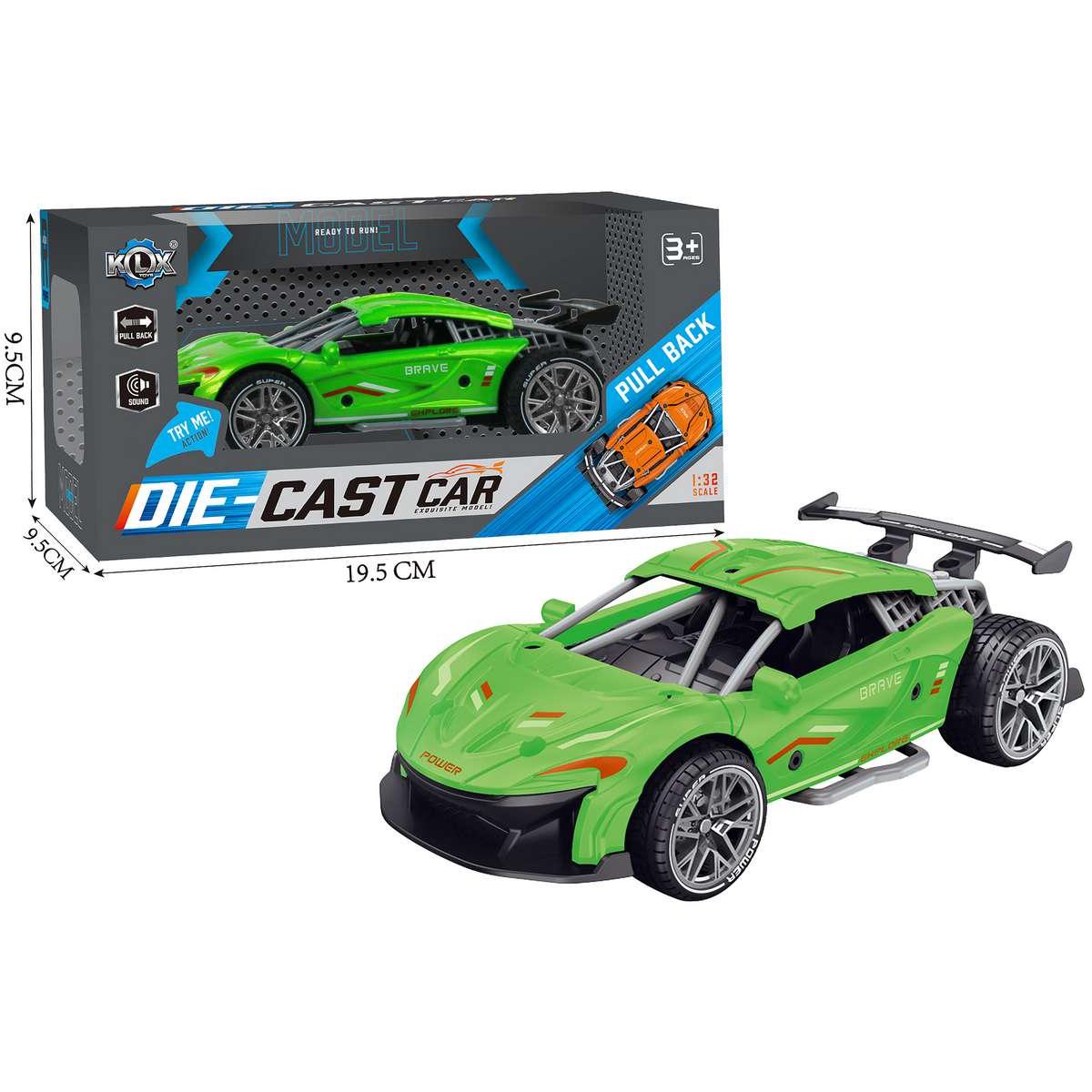 KLX Toys Pull Back w. Sound - Green (534672)