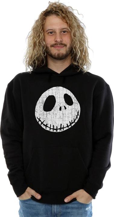 Immagine prodotto Disney Nightmare Before Christmas Jack Cracked Face Felpa con Cappuccio Uomo (XL)