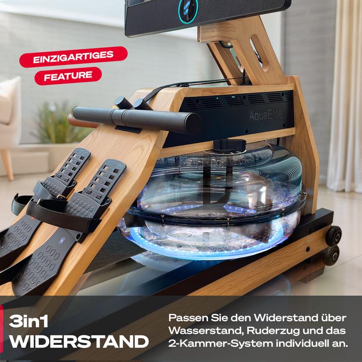 Produktbild Sportstech Rudergerät AquaElite OAK