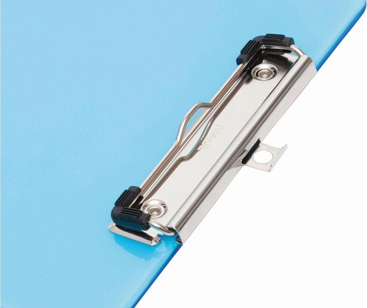 Immagine prodotto Maul Appunti al neon, DIN A4, plastica blu trasparente, piatto, terminale a clip nichelato (22,6 x 31,8 cm)