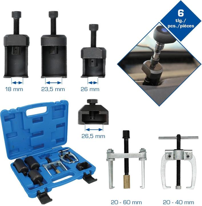 Produktbild Brilliant Tools Scheibenwischerarm-Abzieher-Satz | 6-tlg.