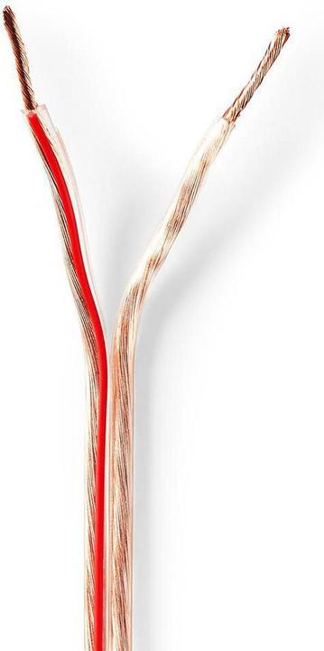 Productafbeelding Nedis Luidsprekerkabel - Rol - 15 M - 2X 1,50 mm2 - Transparant (15 m, 2 mm²)