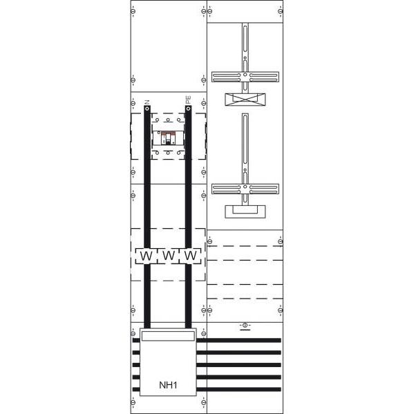 Striebel & John, Verteilerschrank Zubehör, STR KA4254 KA4254 M+W Feld kpl. BH5 2FB
