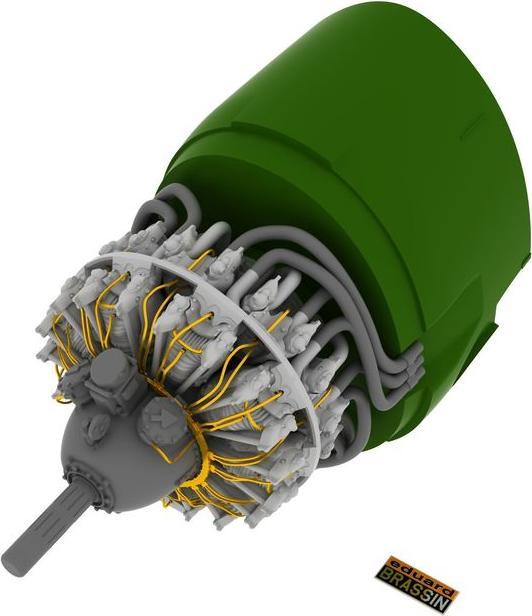 Actual product image Eduard R-2800-10 engine for