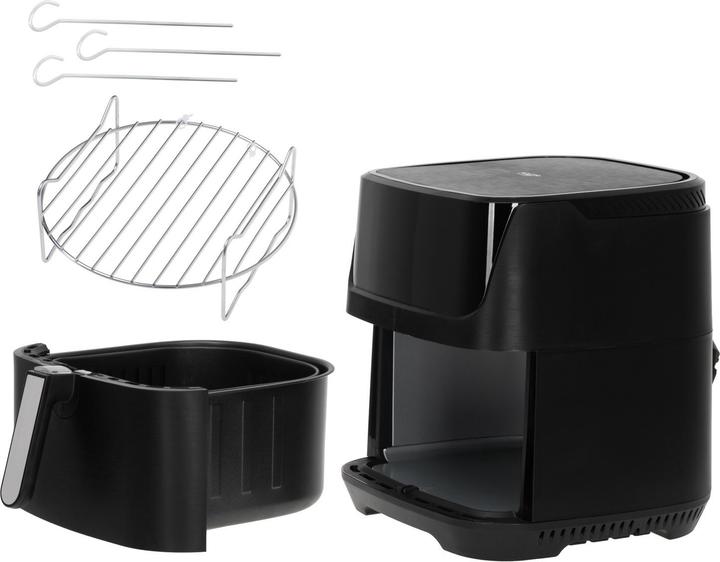 Produktbild Adler Tischgrill AD 6317 Air Fryer Ofen, 12 Programme, 5,5 L, Schwarz