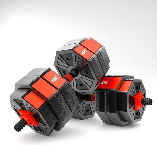 Actual product image HMS SGC30 30kg composite barbell barbell