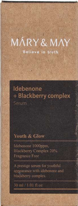 Image du produit Mary&May Idebenone +ackberry Complex Sum Smoothing Face Serum 30Ml (30 ml)