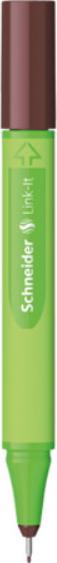 Image du produit Schneider Fineliner Link-It - Marron foncé (Marron, 10x)