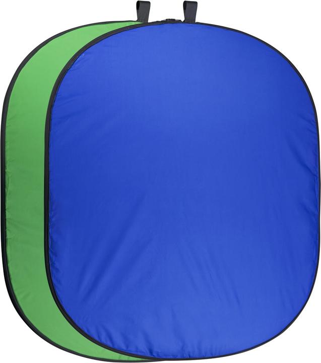 Actual product image Walimex pro per folded background green/blue, 150x210cm (210 cm, 200 cm)